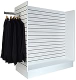 Econoco Gondola Slatwall Merchandiser, White