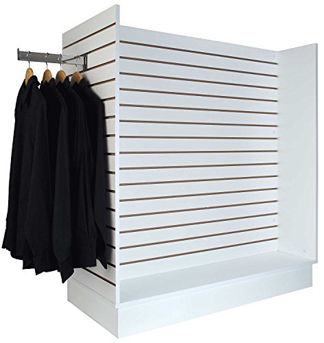 Econoco Gondola Slatwall Merchandiser, White