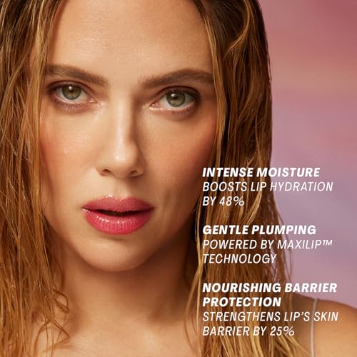 Image of The Outset Lip Oasis Hydrating Lip Balm, Glossy Moisturizing Lip Treatment for Dry, Sensitive Lips, Clean, Vegan & Gluten-Free, Sheer Tint Sun Kiss, 0.3 oz