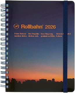 【デルフォニックス手帳 2026年版/2025年10月始まり】ロルバーンダイアリー カーム L スケジュール帳 マンスリー(C(街))