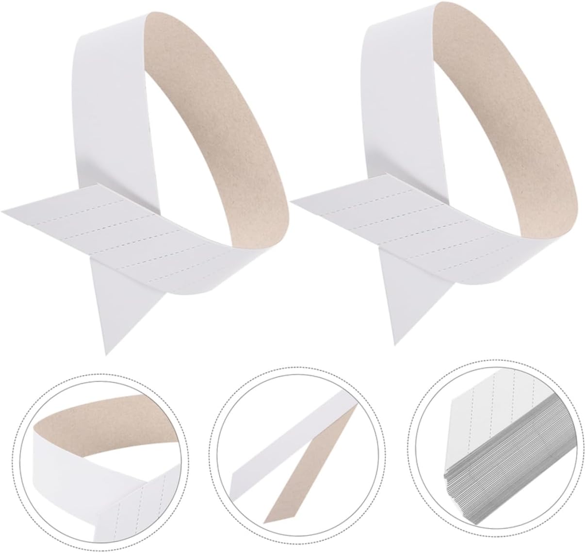 CALLARON Men's Collar Stays Paper Collar Inserts for Shirt Support Blouse False Half Shirt
