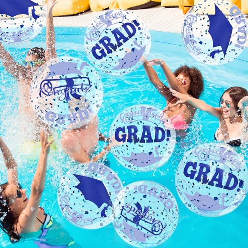 Balles de plage gonflables transparentes ultra résistantes en vinyle souple de 61 et 40 cm