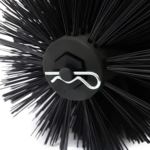 Power Sweeper Brush Couple Shield Attachment for 52CC 2 Stroke 2.3HP Gasoline Outdoor Handheld Sweeper Walk Behind Sweeper Sweeping Broom
