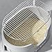 SJJALAKAJA High Fence Dog Litter Boxes Stainless Steel Mesh Frame Small Dog Toilet Urinal Dogs Potty Pet Dog Litter Pan Not Easy to Deform Easy to Clean Large Space for Dog Litter 61x45×26centimetre