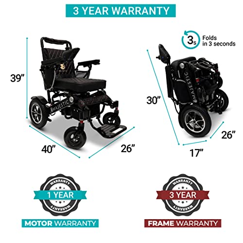 Majestic Electric Wheelchairs For Adults,Lightweight Folding Wheelchair,Ultra Light Wheelchair For Seniors,Foldable Power Wheelchair,Lightweight Wheel Chair For Adults, Silla De Ruedas Para Adultos #TOP5