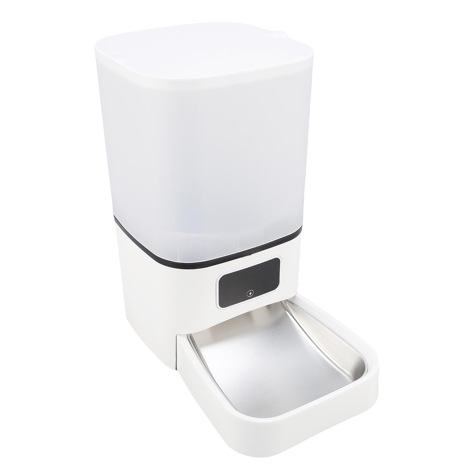 Luocute Alimentador Automático para Gatos, Alimentador para Mascotas WiFi de 6L, Dispensador de Alimentos Temporizado con Control de Aplicación, Alimentaciones Programadas, Tamaños de