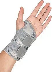 Cinta de pulso para túnel do carpo, mão direita e esquerda para homens e mulheres, suporte para sono noturno, talas, estabilizador de braço com manga de compressão