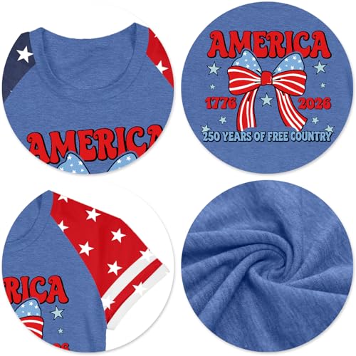 Image of Ithalt Boys Girls USA Shirts Kids 4th of July Shirts American Flag Tshirt Patriotic Top Independence Day Outfit 5-13y