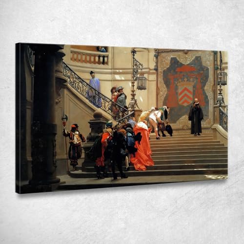 Tableau imprimé jlg84 L'Eminenza Gris Jean-Leon Gerome 50x30 cm