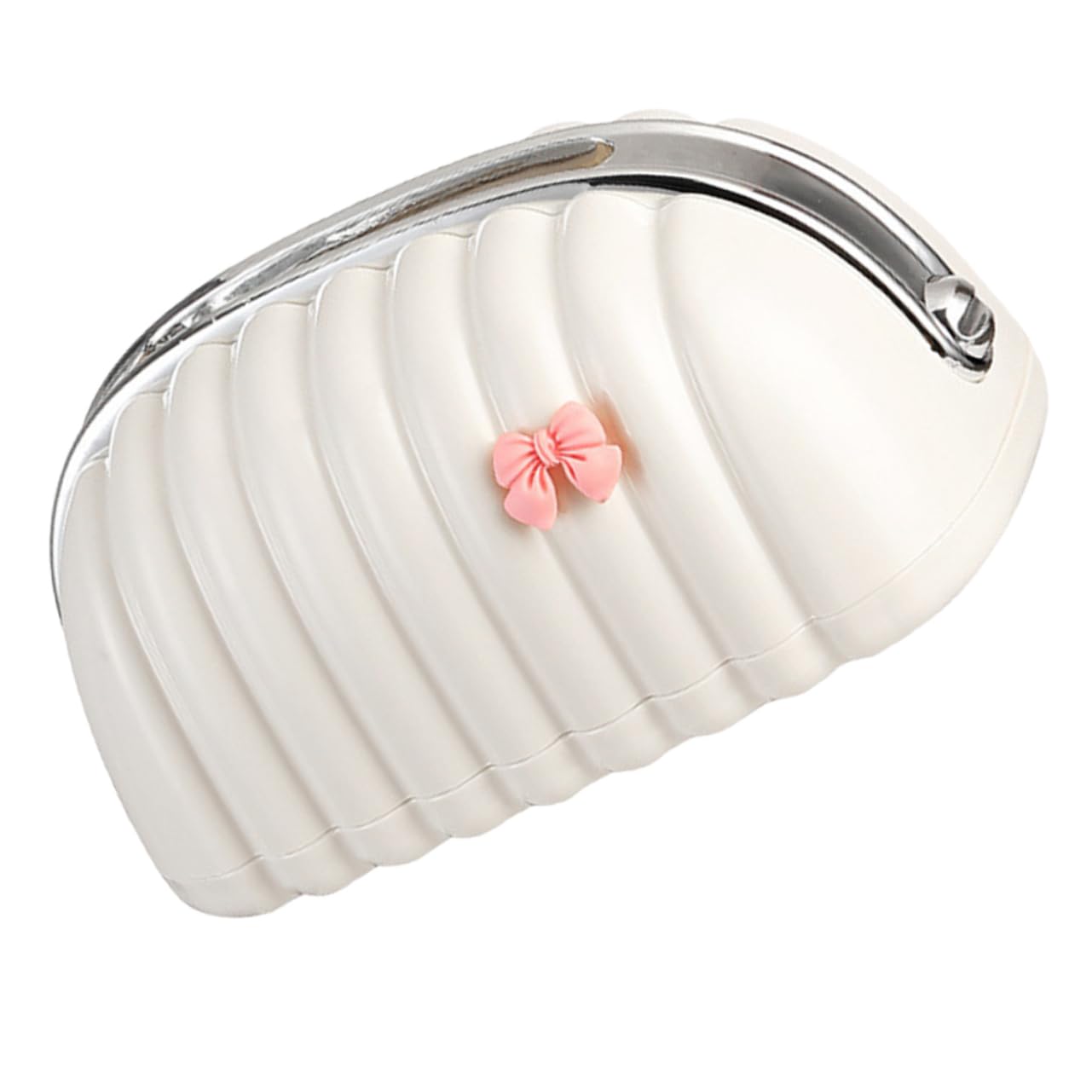 Unomor Tissue Box Cover Cute Shell Shaped Napkin Box for Desktop Bathroom Nightstand Home Dec