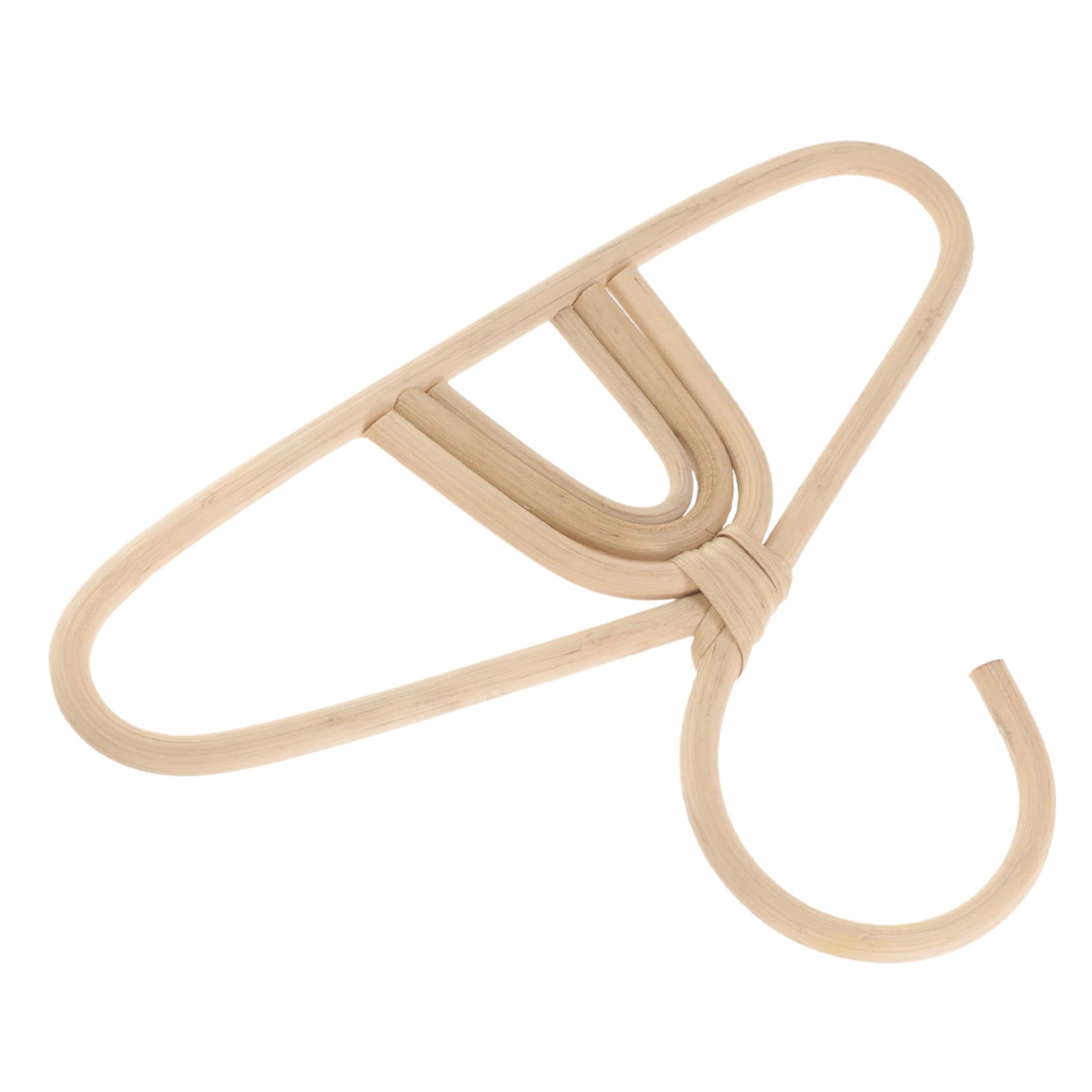 Levemolo Rattan Hook Clothes Hangers Decorate Skirt Hangers Coat Rack Heavy Duty Hangers Newborn Hangers Multifunctional Hangers Coat Hangers Rattan Hangers Rattan Hangers