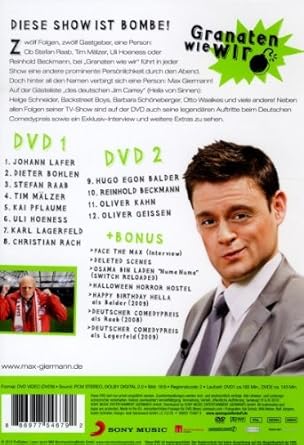 Giermann Max Max Giermann Presents Granaten Wie W Import Allemand Movies Tv Amazon Com