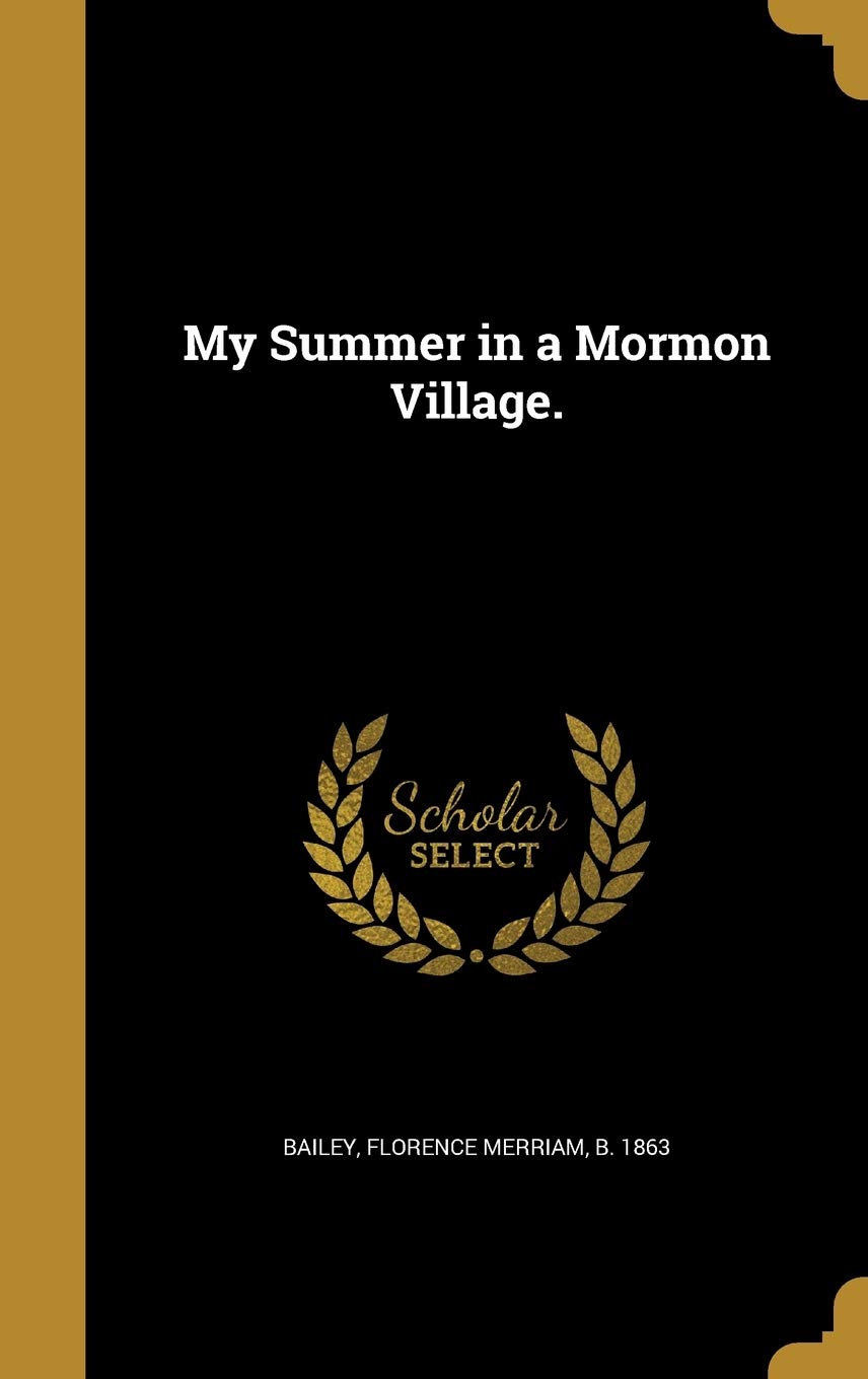 My Summer in a Mormon Village.      Hardcover – August 28, 2016