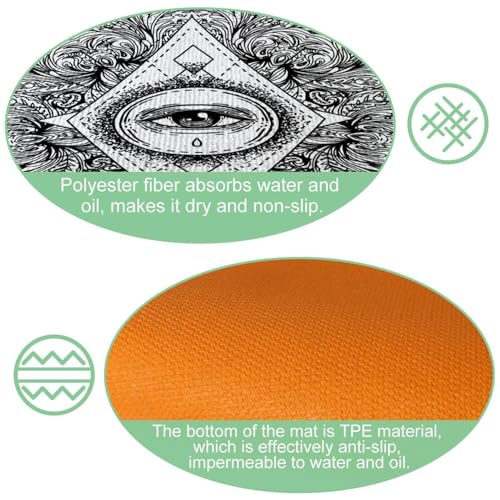 Tapis de cuisine antidérapant pour éviter les glissades lot de 2 protecteurs - 6