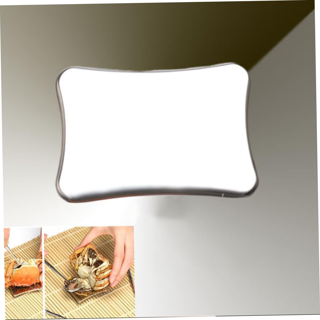 Stainless Steel Crab Tool Set Crab Eating Kit Hammer Scissors Tweezers and Carry Case for