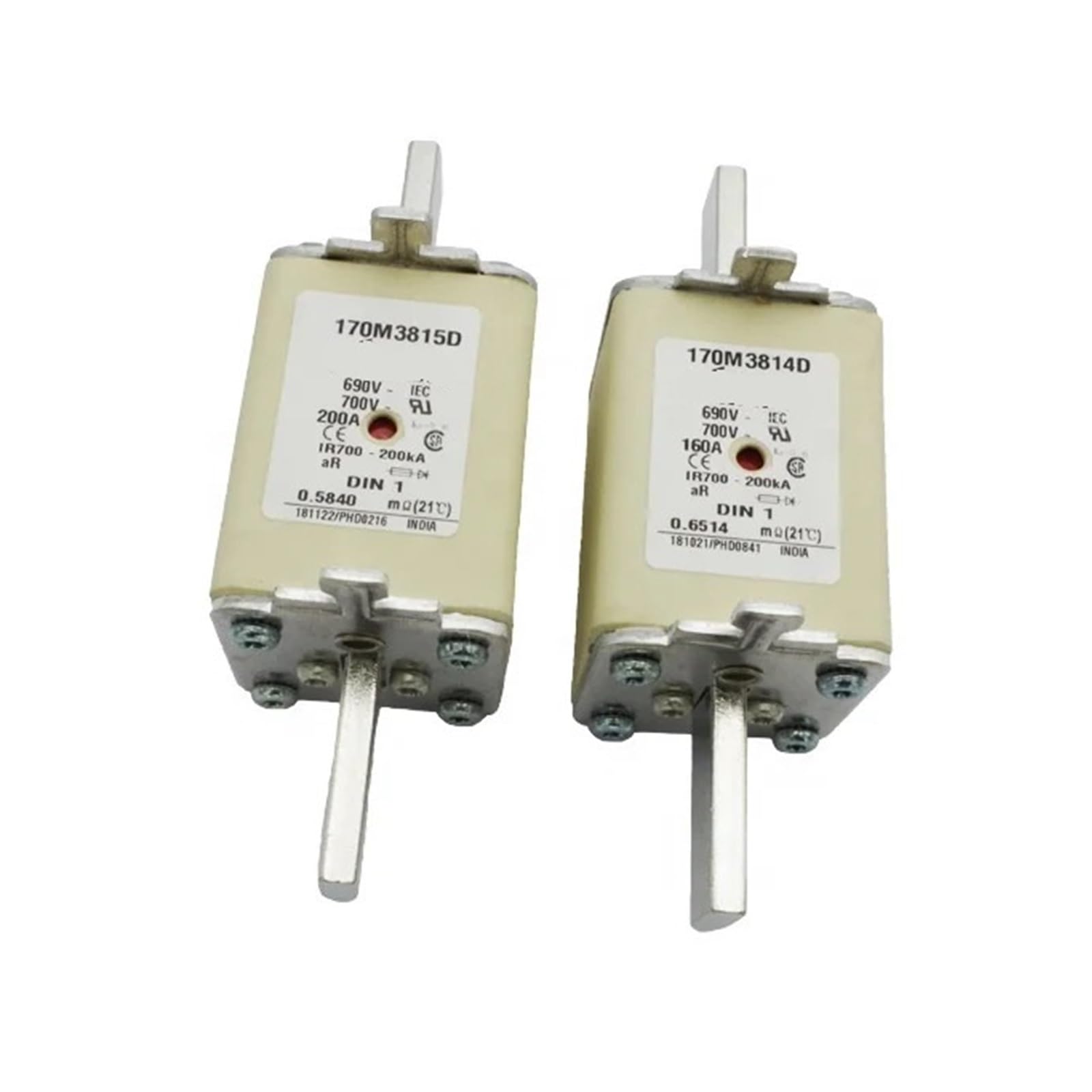 CLBSWYEJK Solder In Fuse Elevator Parts Fuse Link 160A 690V 170M3814D Electronic Components Supplies(170M3815D)