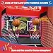 Smartxchoices 2-Player Electronic Basketball Arcade Game, Indoor Foldable, 8 Game Options, Dual LED Scoreboard, 81.1in Height
