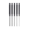 Starrett Steel Drive Pin Punch Set with Knurled Grip for Precise Positioning and Secure Holding - Hardened and Tempered Steel, 8 Length - 5-Pack - S248