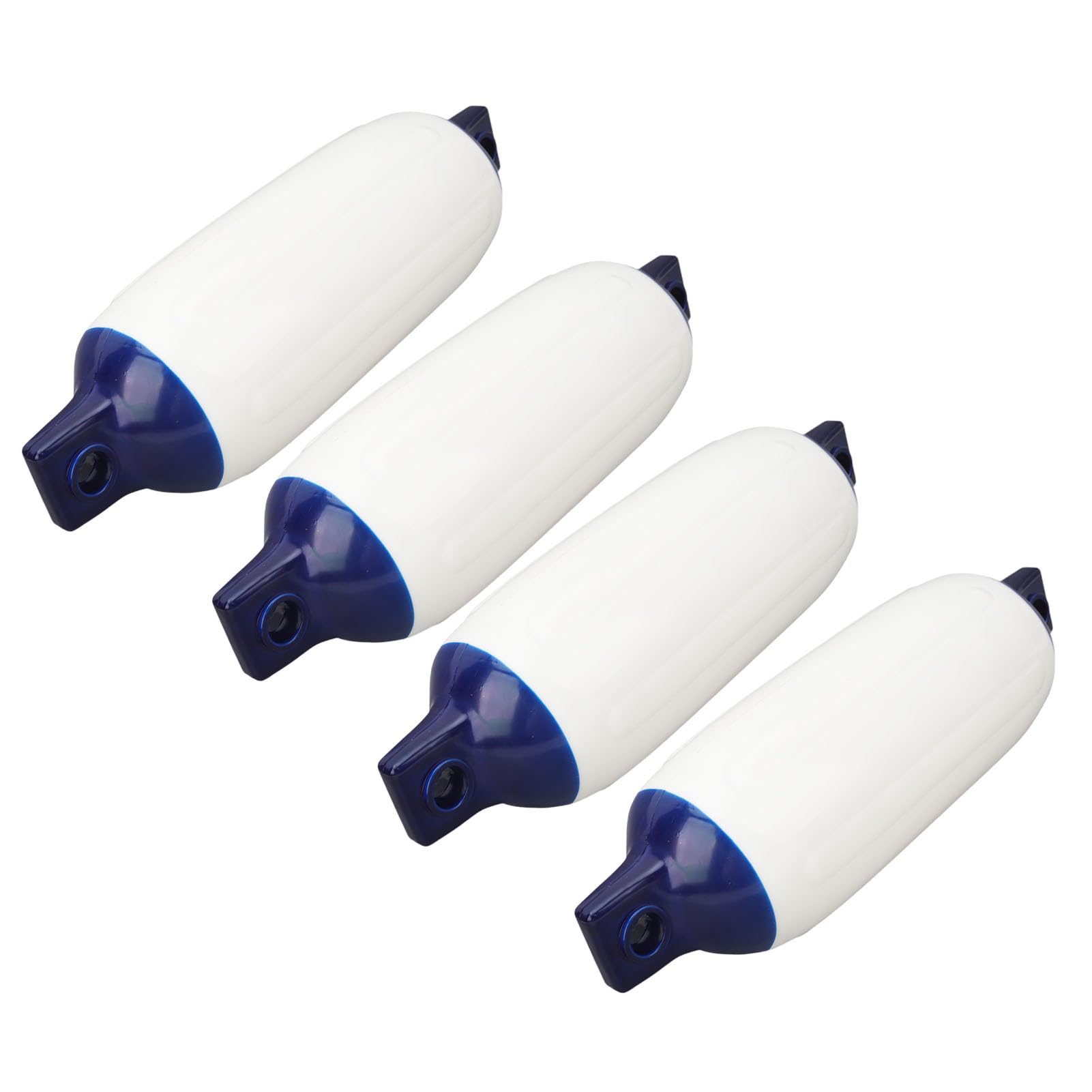 Paraurti per Gommone 4 Pezzi 4,5 X 16 Pollici con Cavo 1,5 M Riduce i Danni Collisione Paraurti di Attracco per Yacht Canoe Pontoni