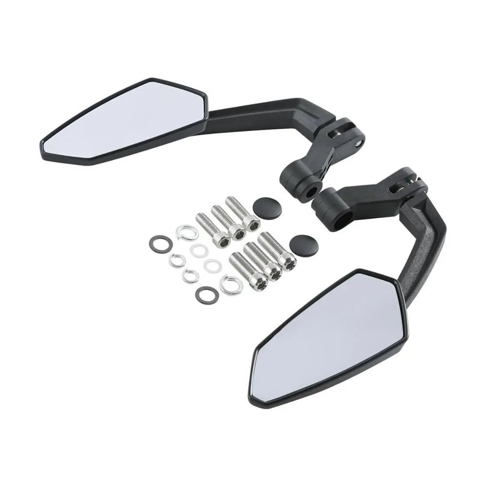 Specchietto retrovisore angolato for moto da 8 mm e 10, adatto for Harley Touring, scooter, chopper, crusier