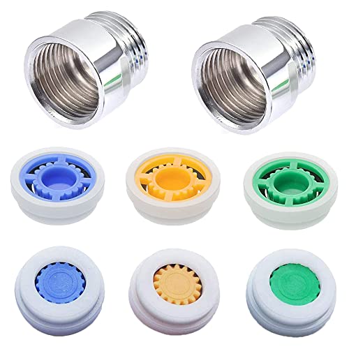 Limiteur de Debit Douche, 2 Ensembles Limiteur Debit Robinet, Limiteur de Débit D'eau, Douche de Débit Réglé, Convient pour Salle de Bain, Salle de Douche D'hôtel, Douchette ou Pomme de Douche Fixe Cover