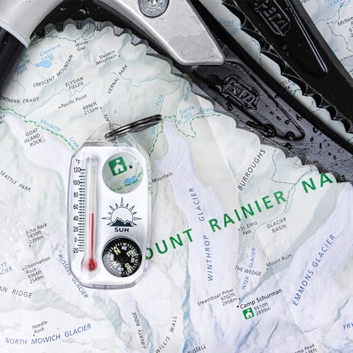 Sun-Company-TripleGage-3-in-1-Zipper-Pull-with-Compass-Thermometer-and-Magnifying-Glass-Essential-Outdoor-Navigation-Tool-for-Camping-Hiking-and-Scouting
