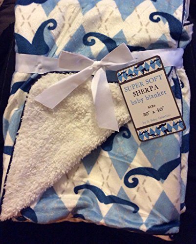 super soft sherpa baby blanket