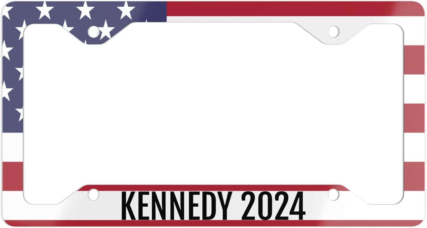 Kennedy 2024 License Plate Frame Vote RFK Jr License Plate Frame Fun Car Accessory