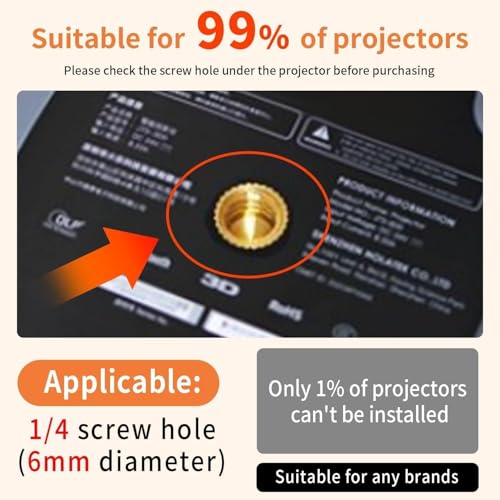 Soporte para proyector ajustable que elimina los trípodes en el suelo 6