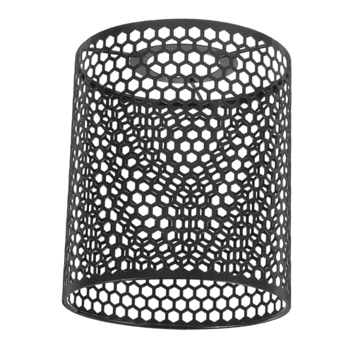 Pantalla para lámpara pequeña con diseño floral de hierro hueco para una iluminación decorativa única