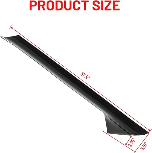 Miniatura 5 de Moldura de parabrisas A-Pillar, panel exterior e interior del lado del pasajero delantero derecho compatible con Ford Explorer 2011-2019