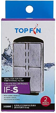 6x Filterkartuschen Für Top Fin EF-S & BF5 BETTAFLO - 5,3x9,4 Cm, 4-lagige Filtration