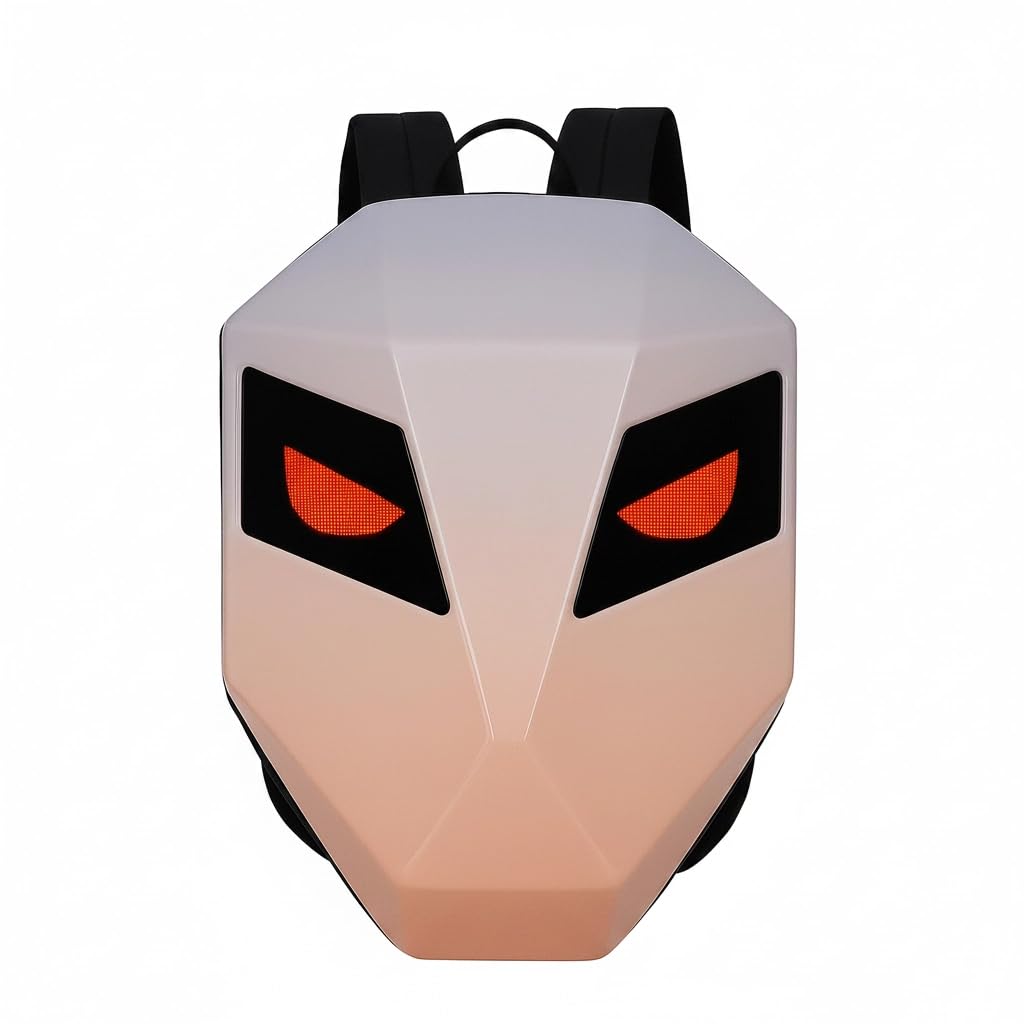 Mochila para moto LED LOY T6-P3.75, pantalla de 32×32 píxeles programable, control por aplicación, gran formato, impermeable, puerto USB, antirrobo, rosa, large, moderno