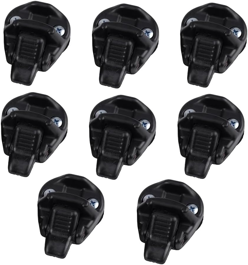 8pcs Window Glass Latch Lock Buckle Clip, for H100 Grace L300 L400 Pajero