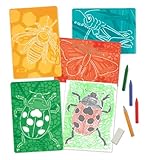 Melissa & Doug Textured Stencils - Insects