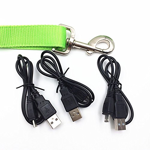 Upgraded LED Horse Breastplate Collar, USB Rechargeable Equestrian Riding Horse Bridle Halter Safety Light Horses Neck Belt Equipment Horsing Accessory - Green