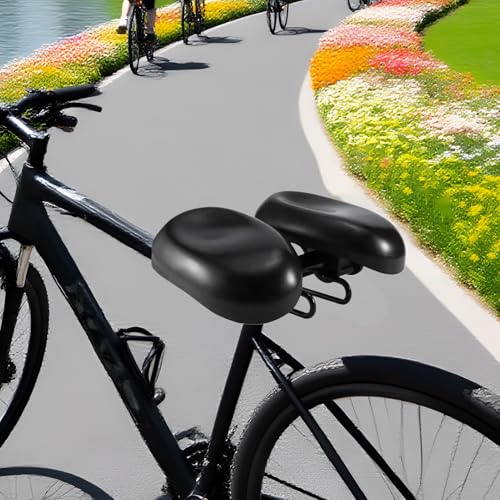 Coussin de siège de vélo et housse réglable avec absorption des chocs - 3