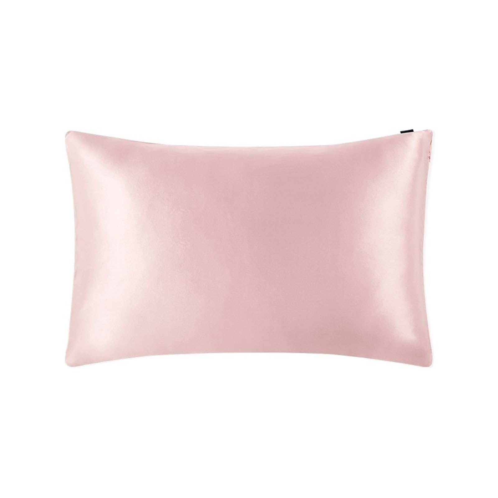 Funda de Almohada de Seda Funda de Almohada de Seda Pura con Cremallera Oculta for Mujeres, Hombres y niñas.(Blue,40x60cm)