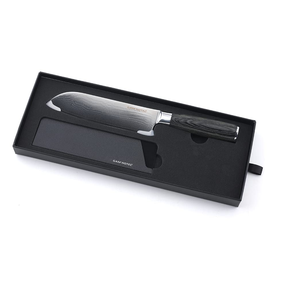 Gam'hotel - Cuchillo Santoku Damarus 29,5 cm