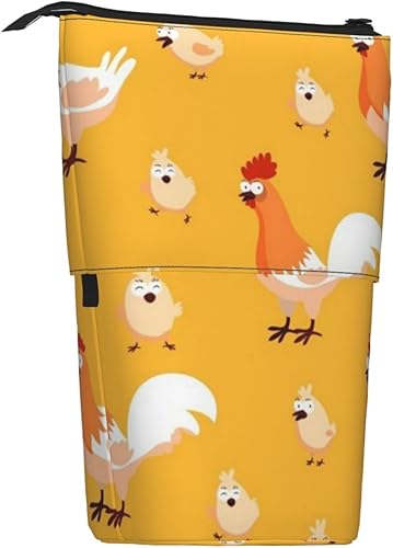 Miniatura 3 de EVANEM Estuche para lápices de pie, soporte para lápices desplegable, estuche telescópico de papelería para oficina, organizador de pie, bolsa