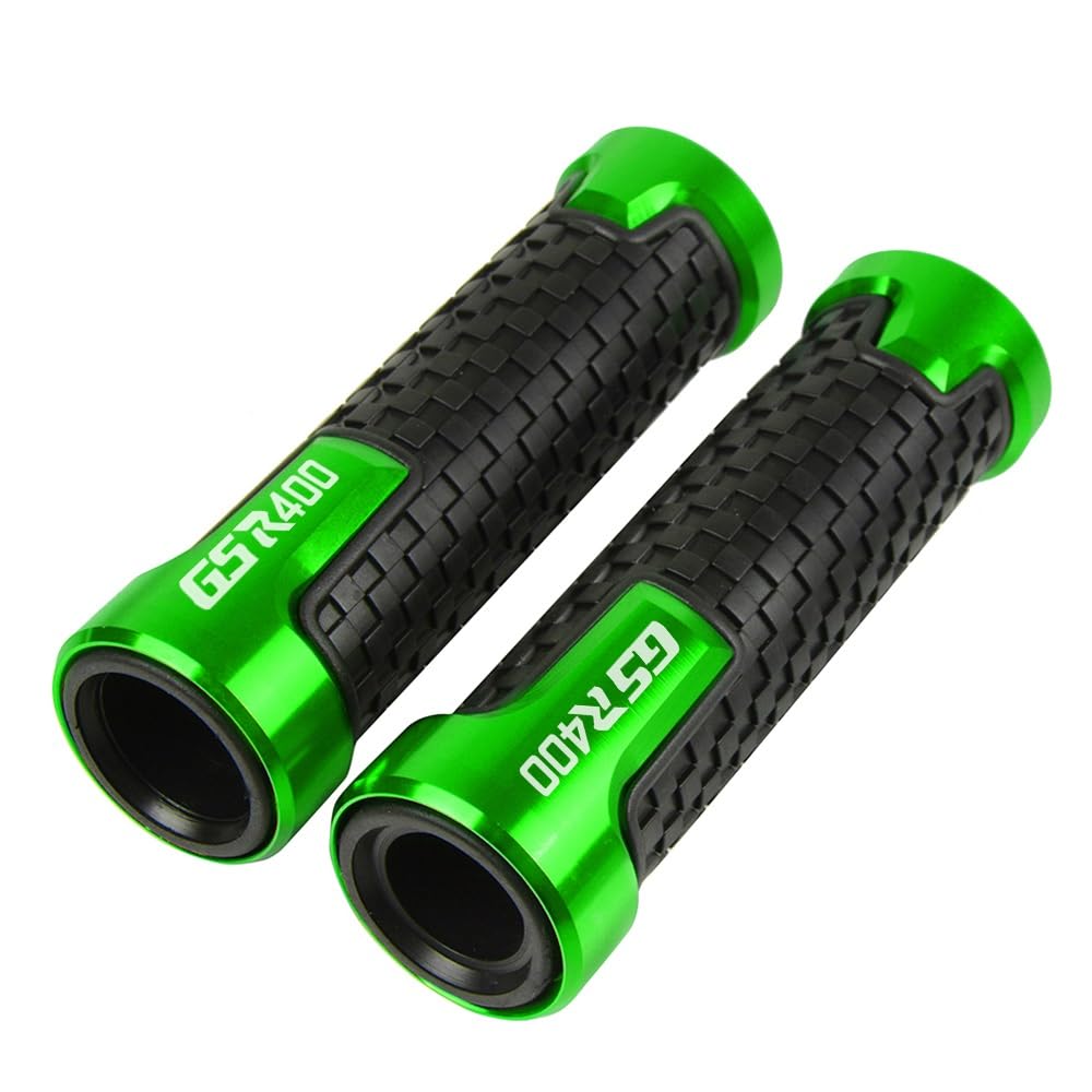 Empuñaduras de motocicleta antideslizantes para Suzuki GSR400 color verde