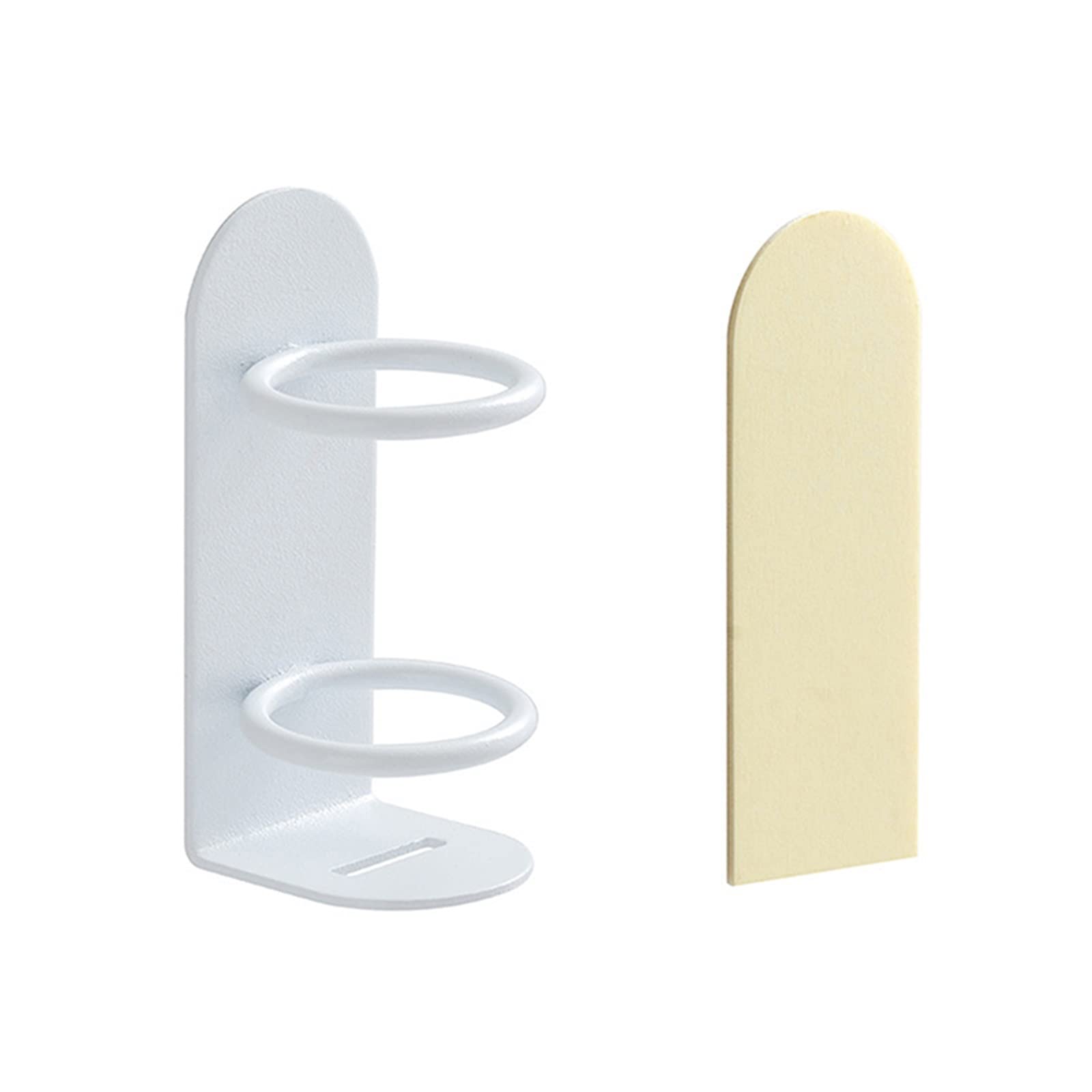 JINGYAN Toothbrush Holders Wall Mounted Toothbrush Holder Electric Storage Rack Bathroom Accessories Free Punching Seamless Box(White)
