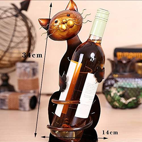 Wine Rack Desktop European Creative Variety Unique Metal Wine Bottle Rack Modern Simplicity Personality Home Accessories Decoration (Size : #4) (#15) image 4