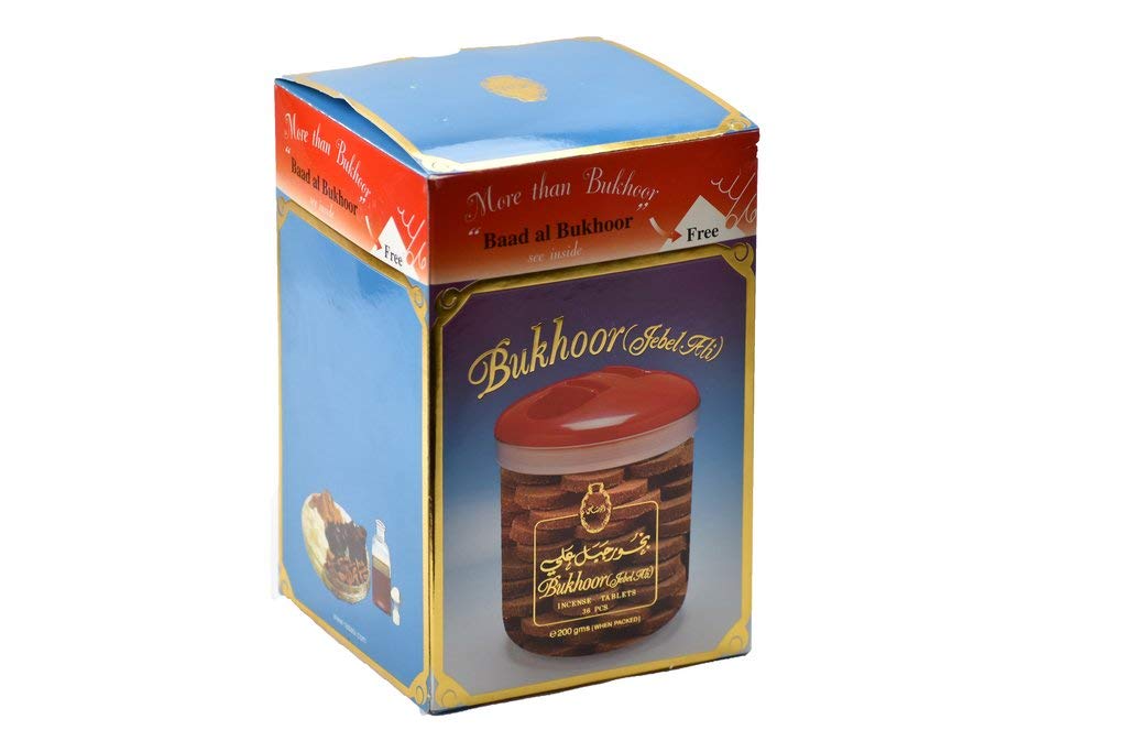 Incense Jebel Ali Incense Rasasi Incense Box - 36 Tablets | Delicate Effluences | A Special Blend of Oriental High-Qaulity Oudh | Oriental Perfumery | by RASASI Perfumes