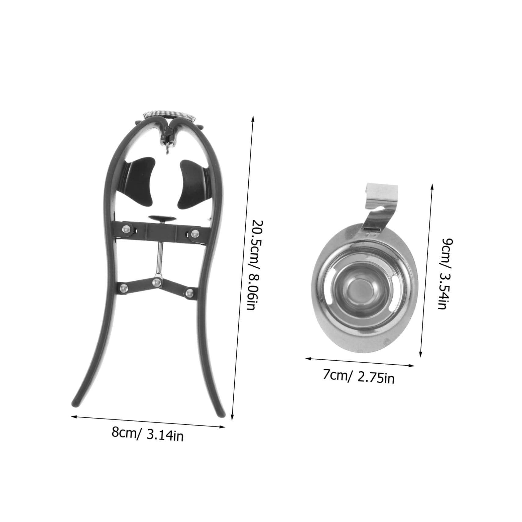 Hemobllo Stainless Steel Cracker Tool Handheld Efficient Eggshell Cutter Separator for Eggs Kitchen Gadget for Quick Yolk and White Separation