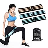 👣 Adecuadas para Muchos Ejercicios: Usa estas ligas elásticas para hacer una gran variedad de ejercicios de gimnasia, desde activación de glúteos, caderas y técnicas de fortalecimiento hasta para calentar todo el cuerpo mientras realizas un ejercicio de calentamiento dinámico.