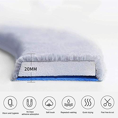 CHEPL Toilettensitzabdeckung 2 Paar WC-Sitzbezug Warme Universal WC-Sitz-Pad Waschbar Weich für Familie Hotel Badezimmer – Bild 3