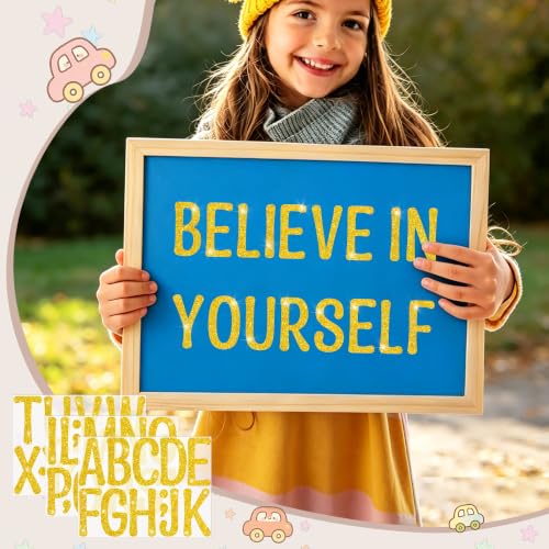 Image of Glitter Letter Stickers, 3 Inch Large Letters for Poster Board (Gold) | 160 PCS,Self-Adhesive,Vinyl Alphabet Stickers,Bulletin Board Letters for Classroom,Party,DIY Crafts,Home,Office,Mailbox Decor