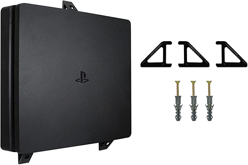 Suporte Playstation 4 Ps4 Slim Na Parede