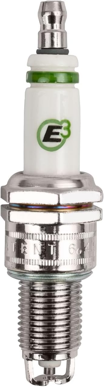 E3.34 Powersports Spark Plug with DiamondFIRE Tech - Boost Power 12%, MPG 13% for Motorcycles, ATVs, Snowmobiles (Pack of 1)